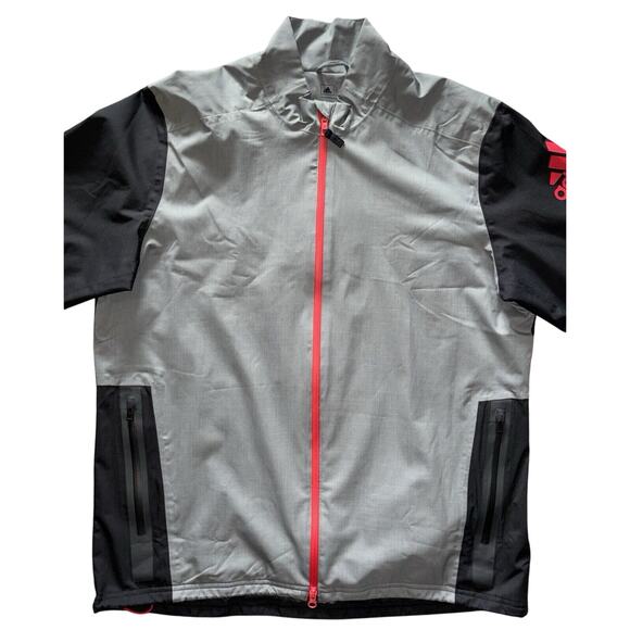 Adidas Men's Climaproof Jacket XL Full Zip Ventilated Windbreaker Pockets Golf - Picture 4 of 11